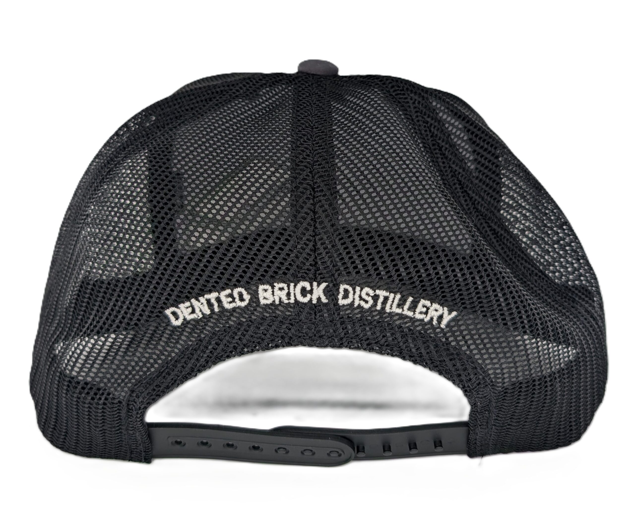 Dented Brick® Black on Black Flat-Brim Snapback - Image 2