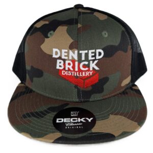 Dented Brick® Camo Flat-Brim Snapback