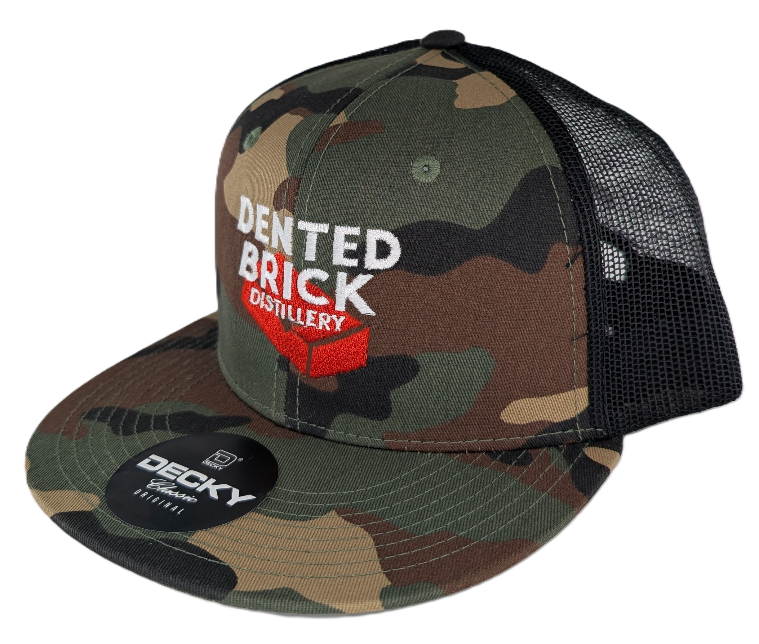 Dented Brick® Camo Flat-Brim Snapback - Image 3