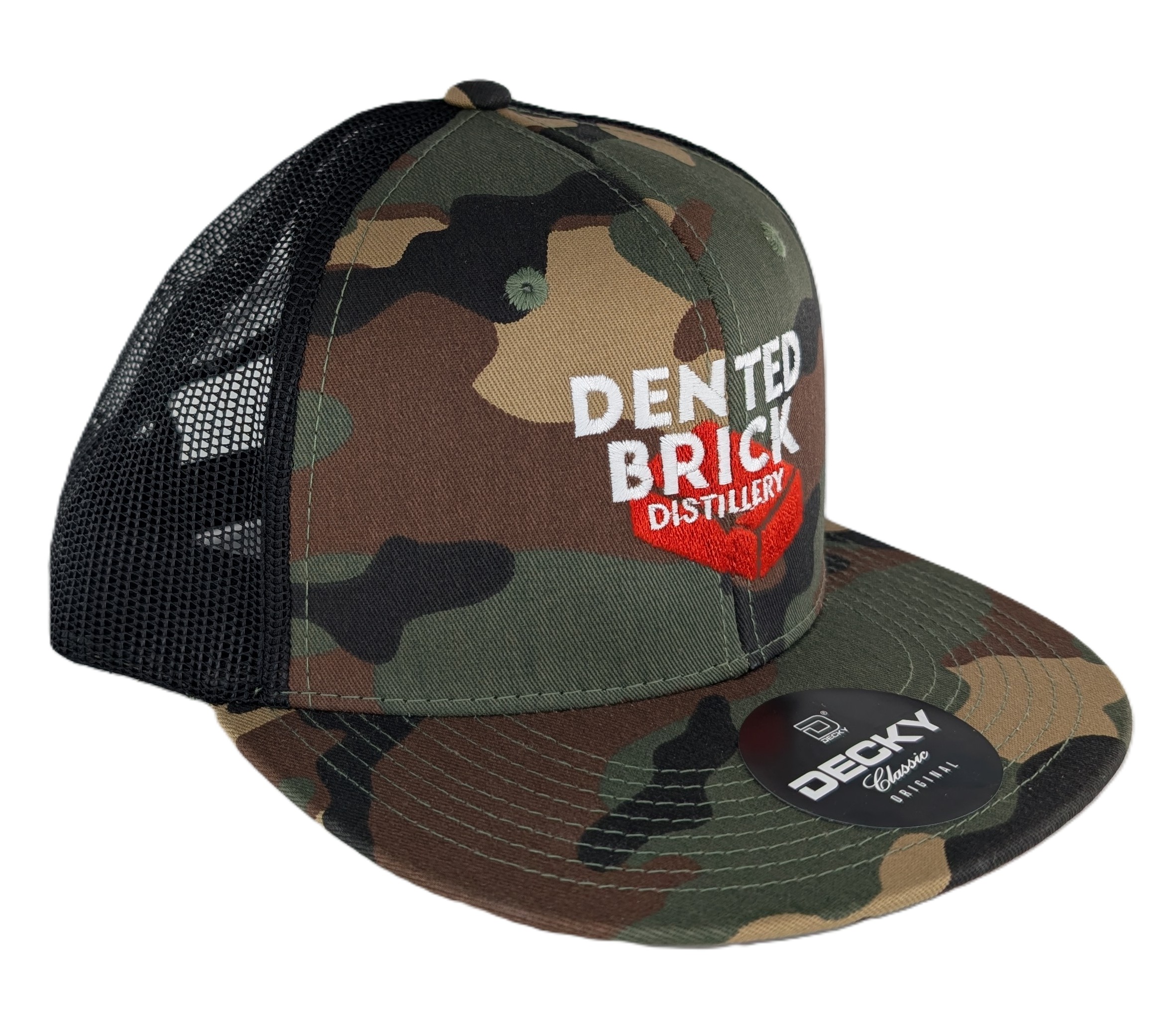 Dented Brick® Camo Flat-Brim Snapback - Image 4