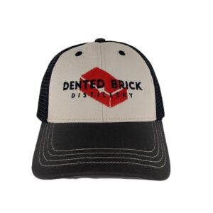 Dented Brick® Tan & Black Trucker Hat